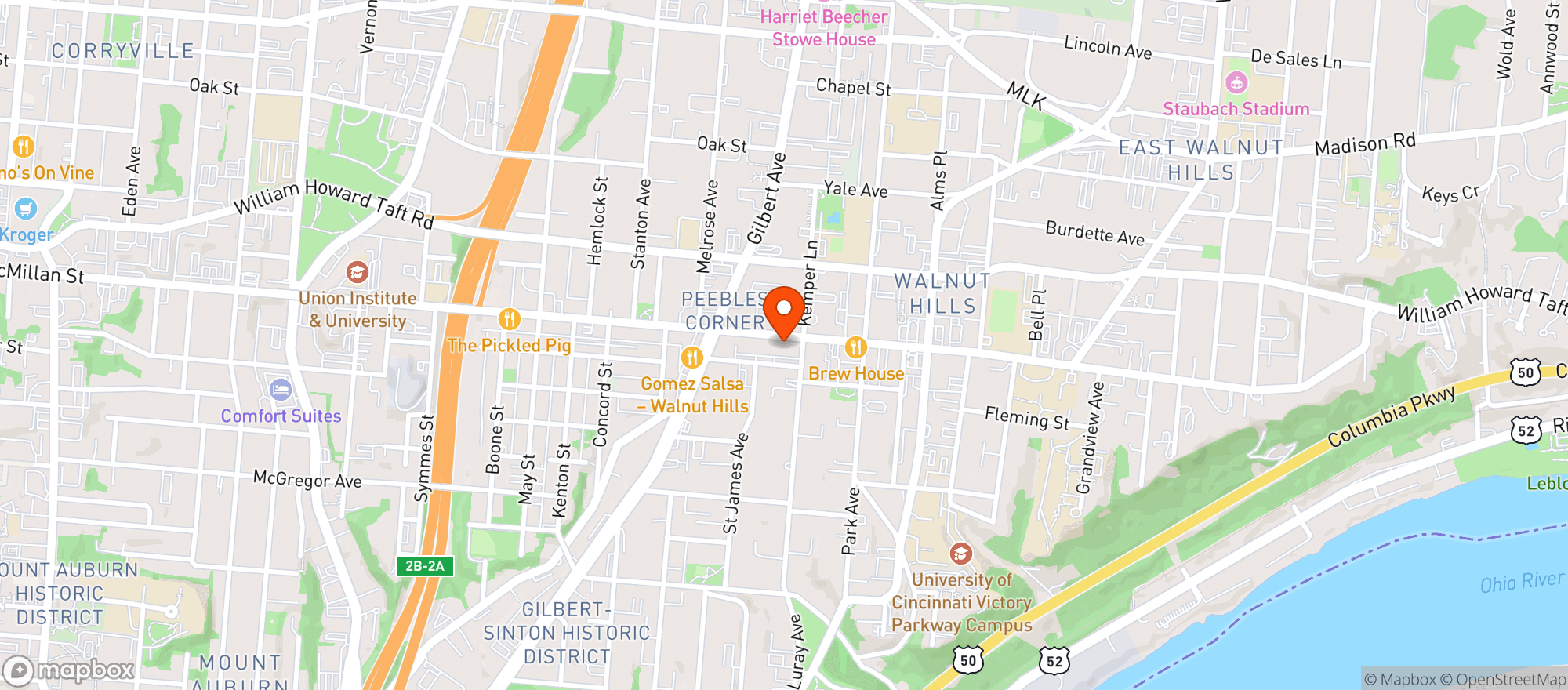 Map showing Tiki Tiki Bang Bang
