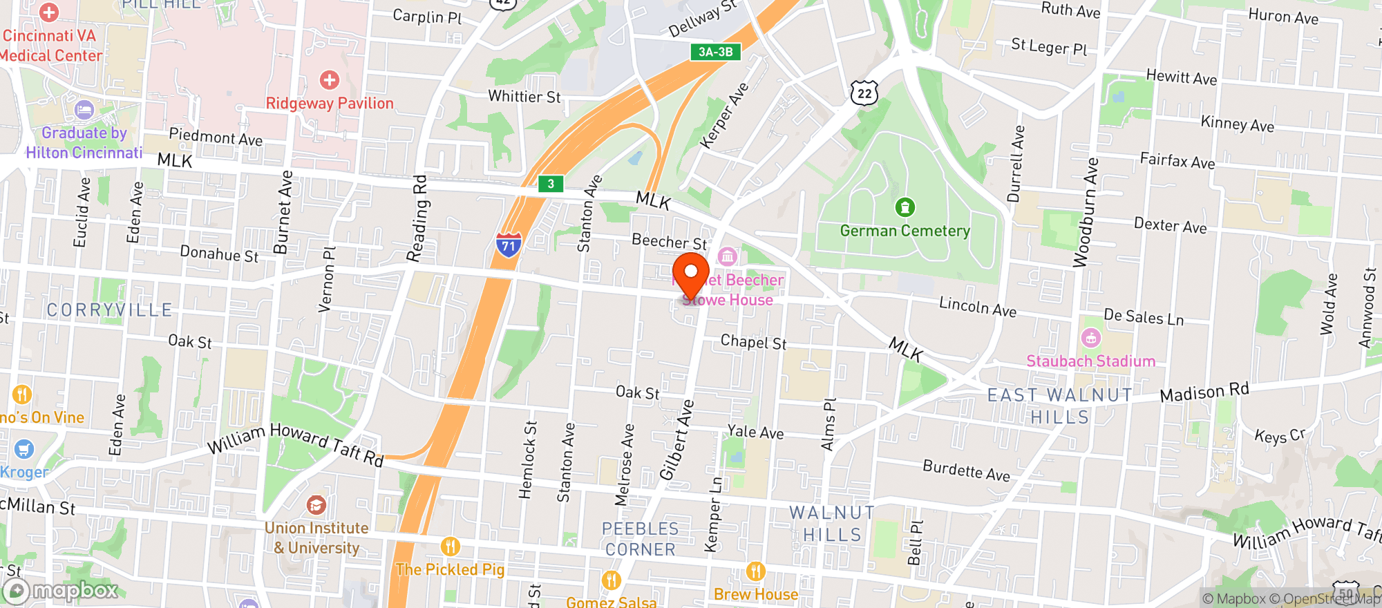 Map showing N&i Market