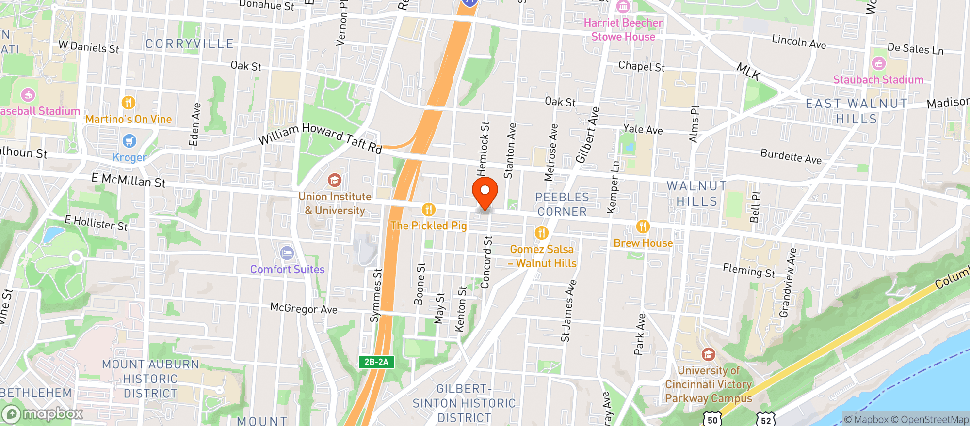 Map showing Iris Read