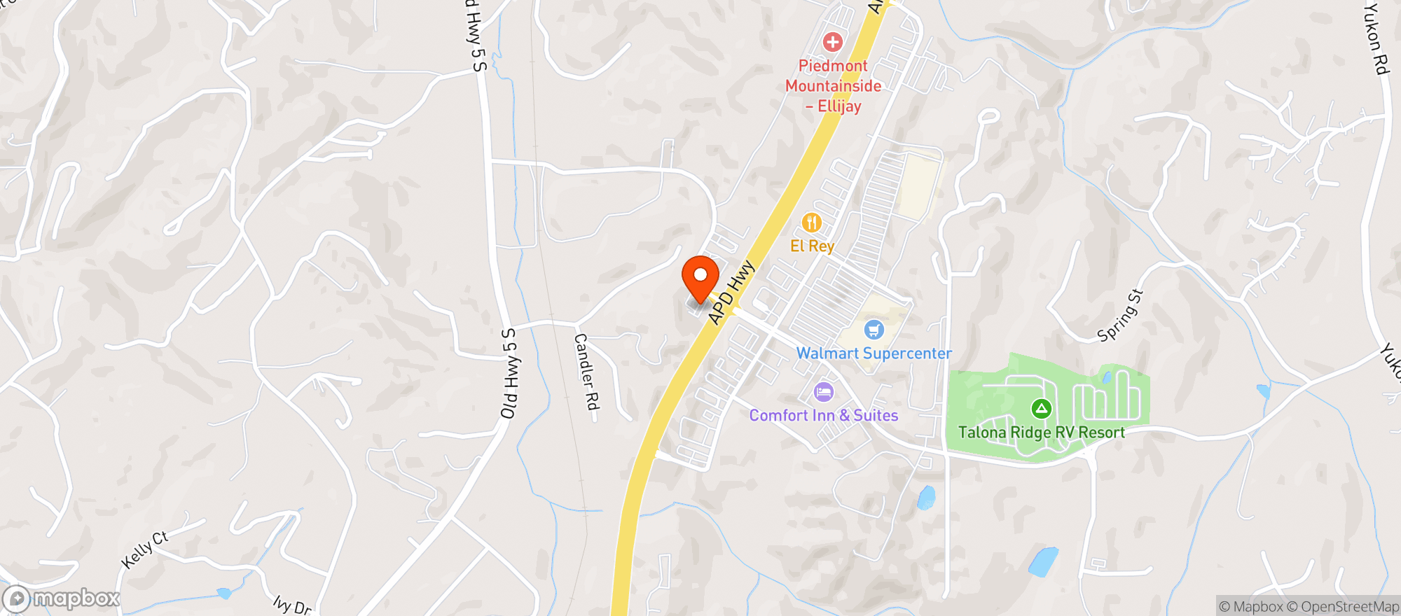 Map showing Valero