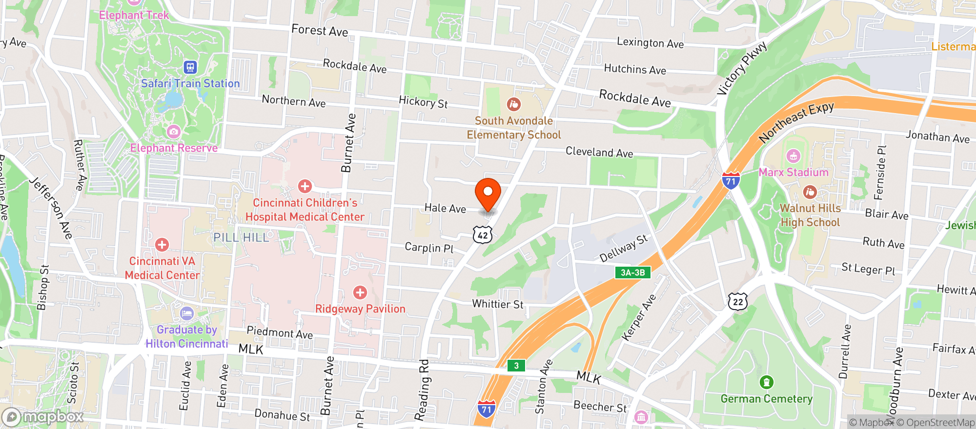 Map showing A To Z Wireless Gro