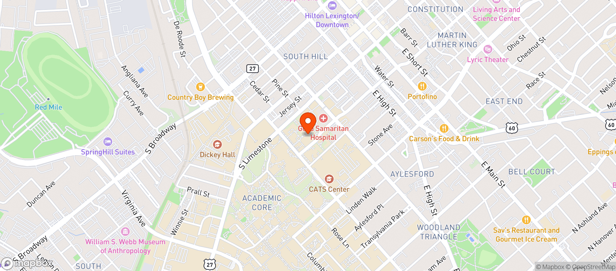 Map showing Coliseum Liquors