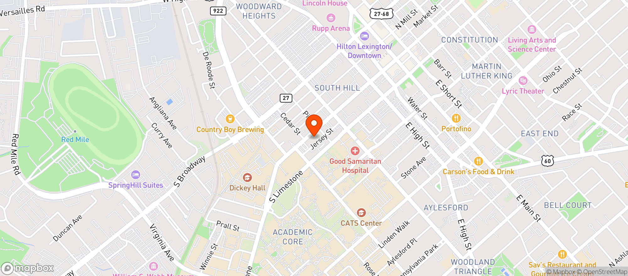 Map showing Target Store #3313