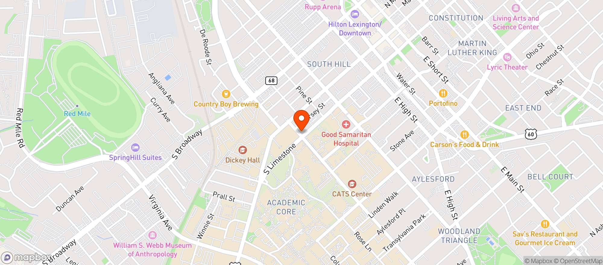 Map showing Girlsgirlsgirls Burritos