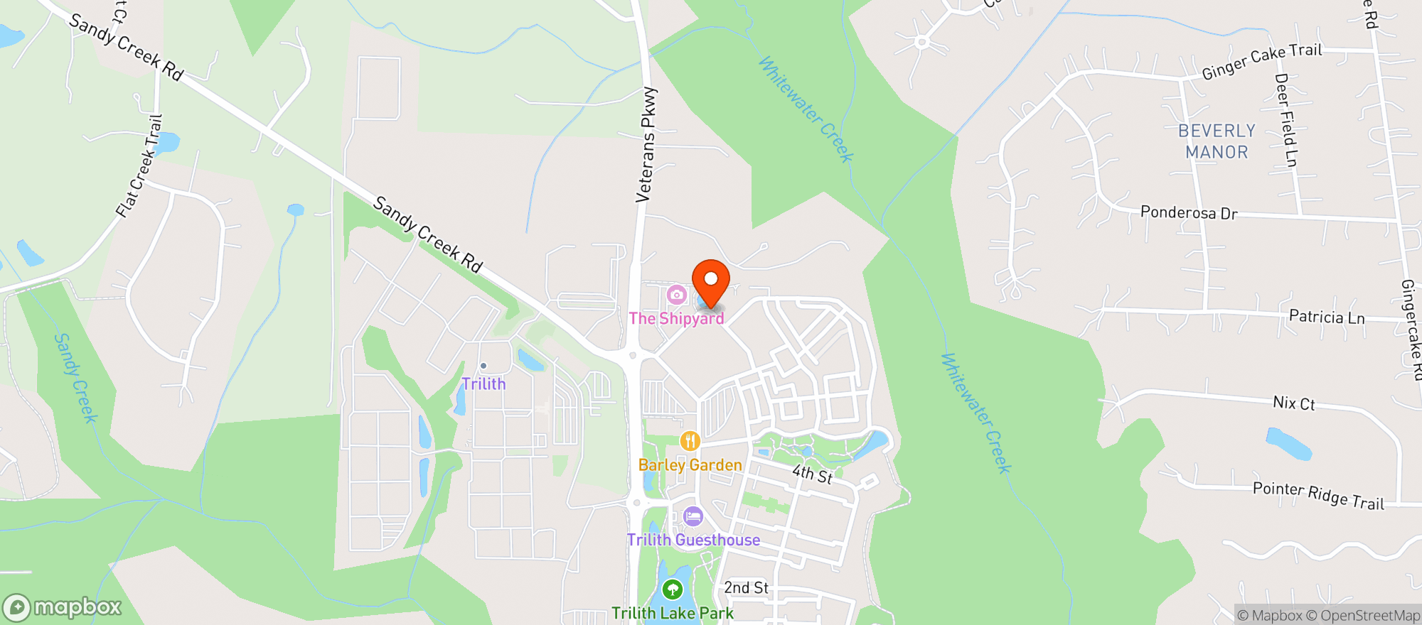 Map showing Trilith Live