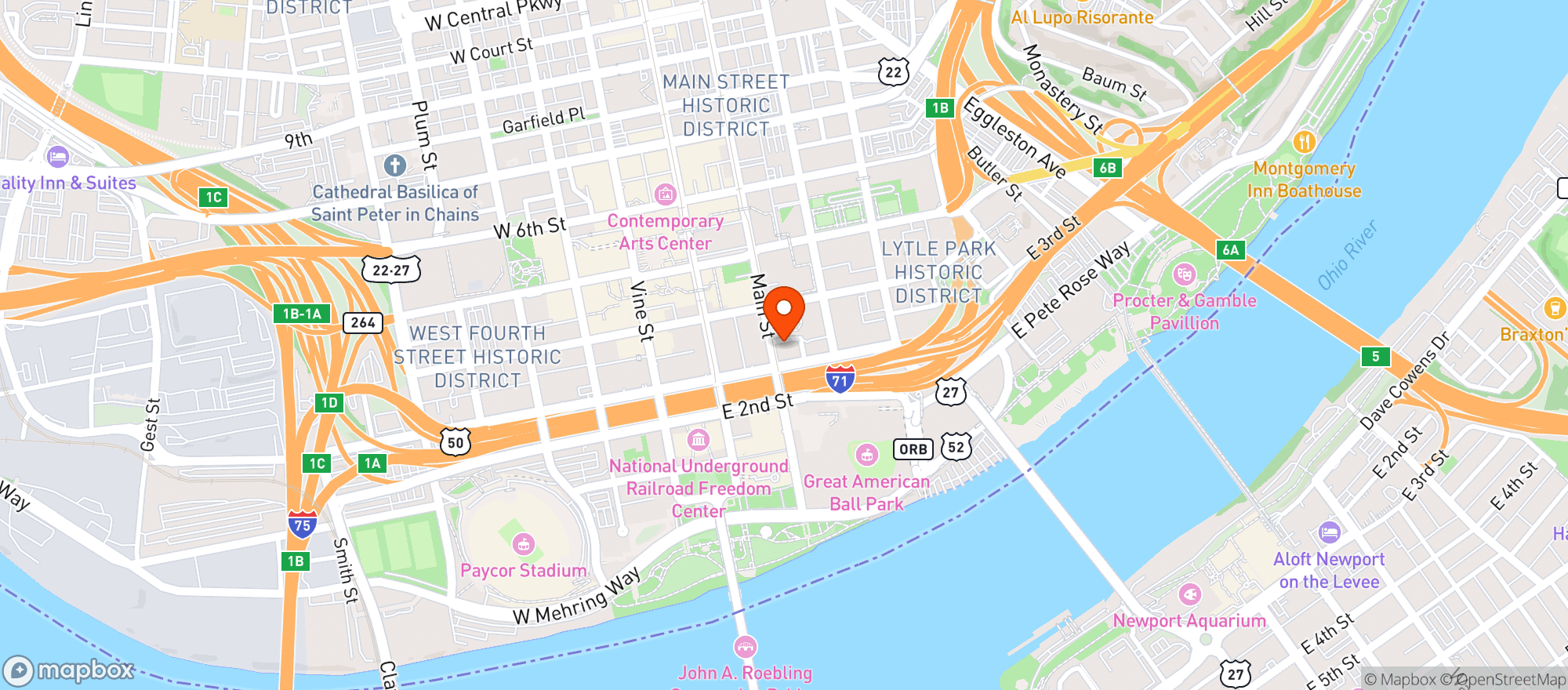 Map showing Moxy