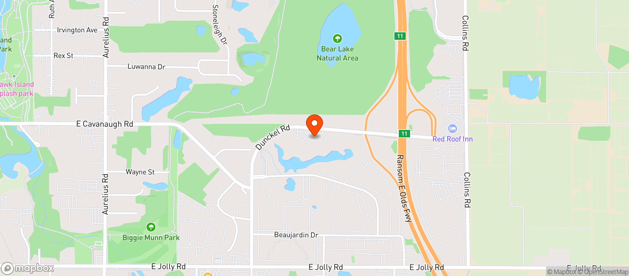 Map showing Sapura - Lansing
