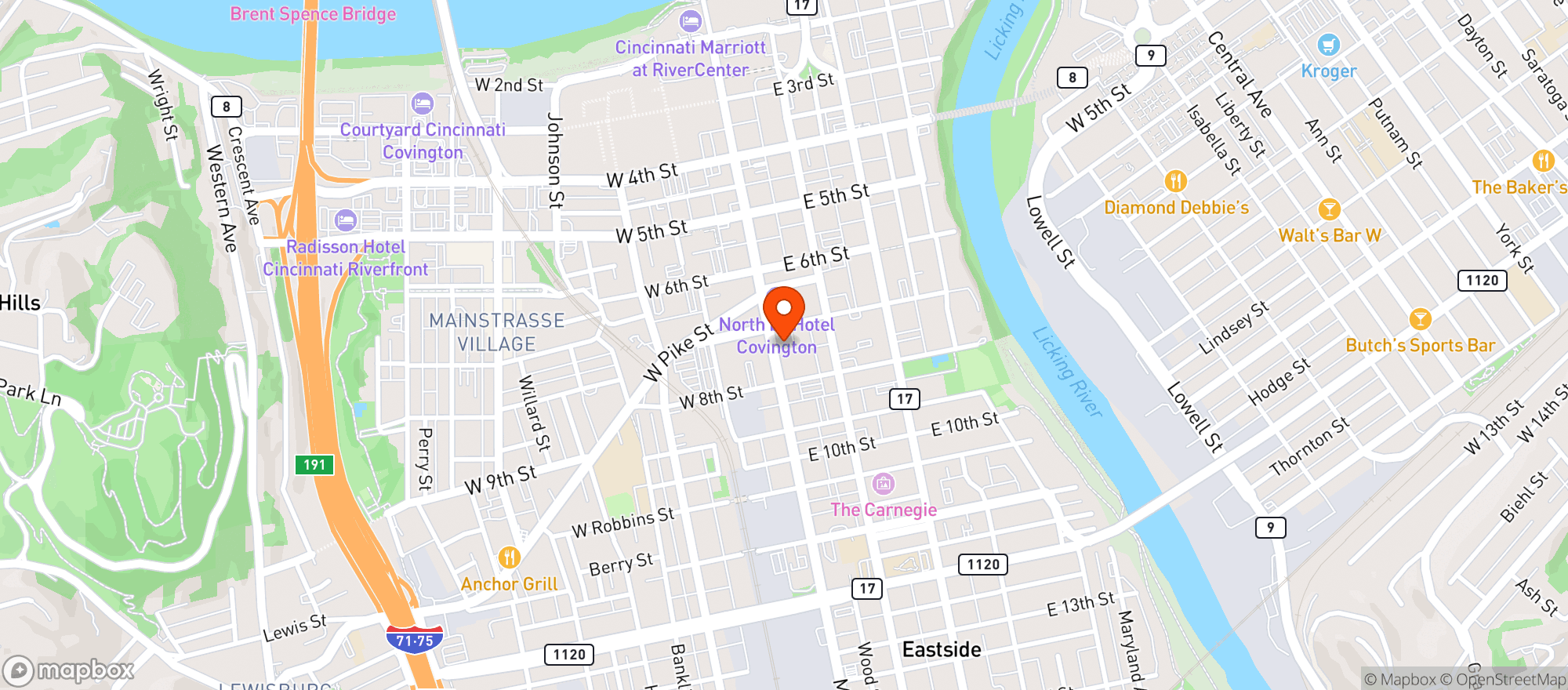 Map showing Save Discount Drugs