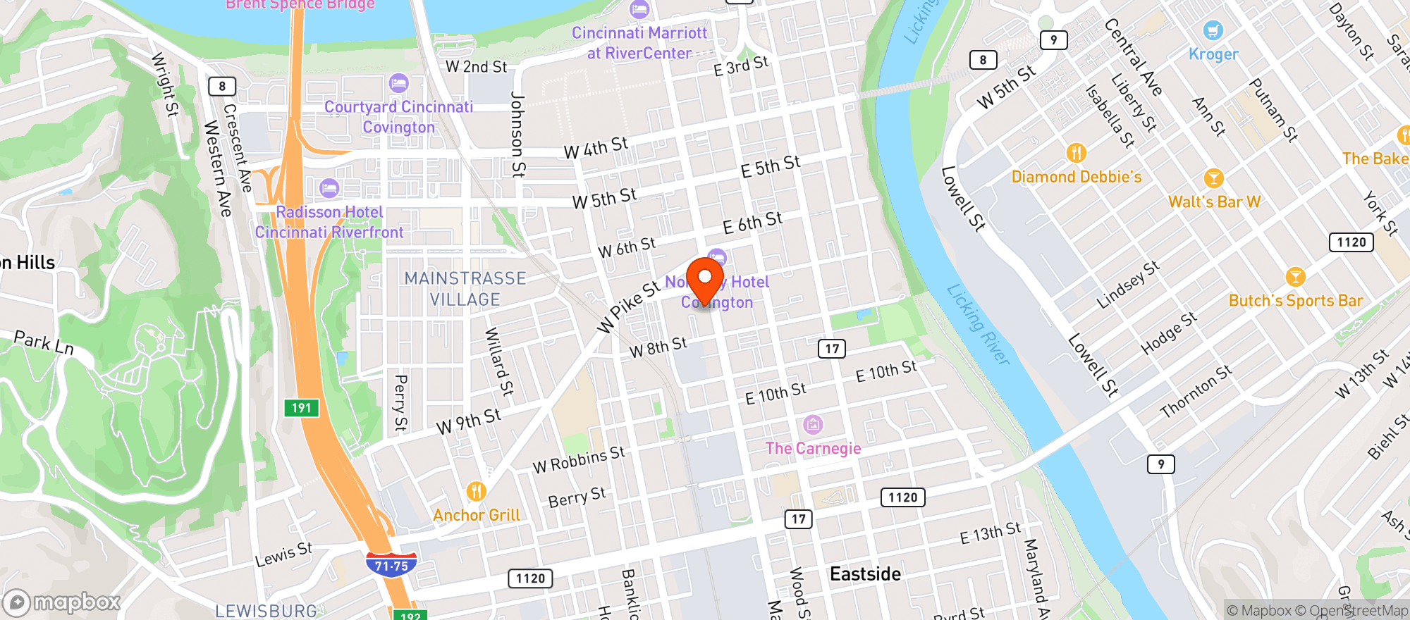 Map showing Maki Mono