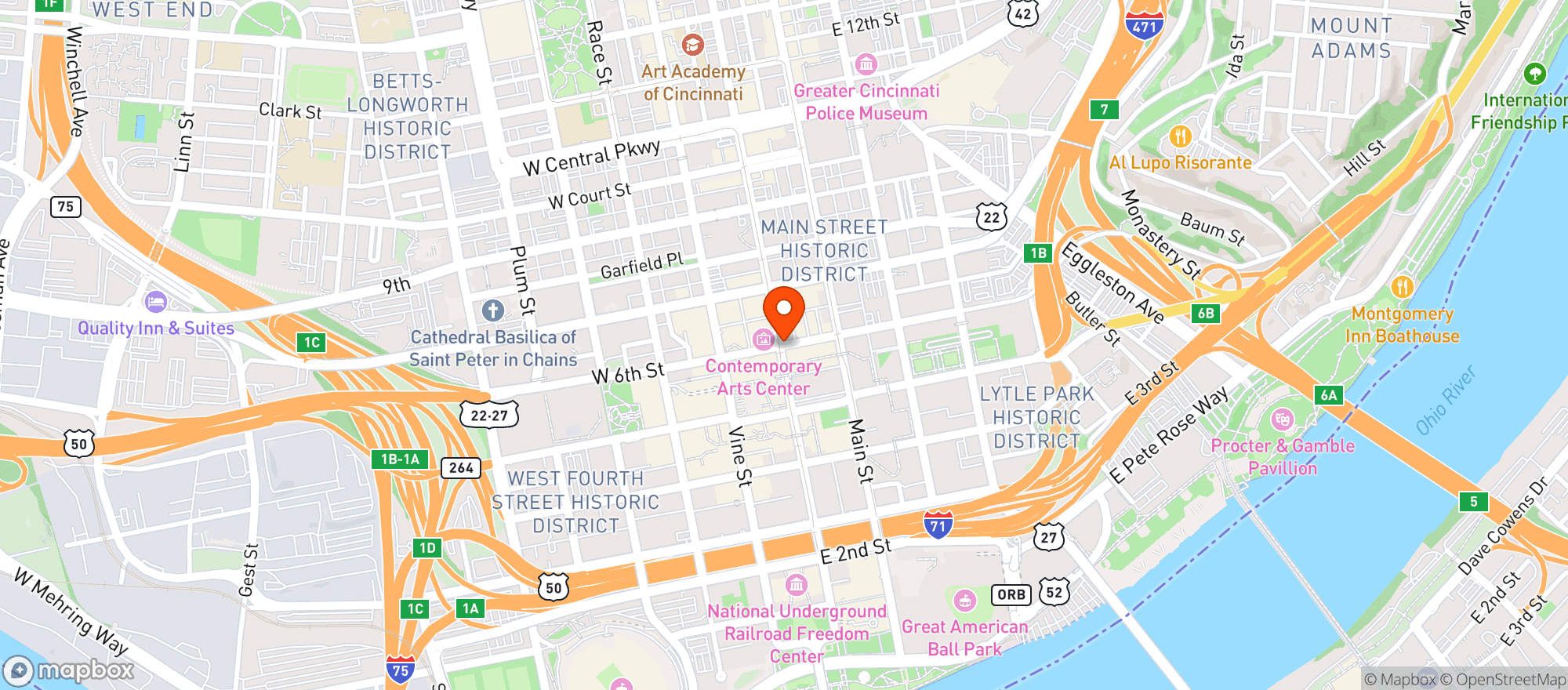 Map showing Nada Nada