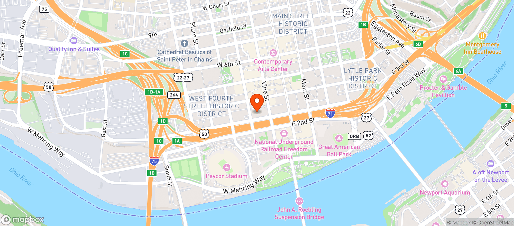 Map showing Omalleys In The Alley