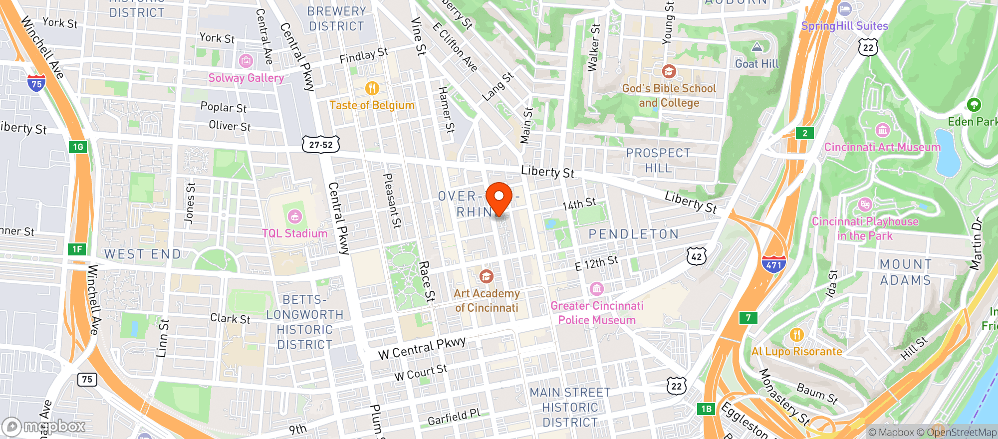 Map showing Che