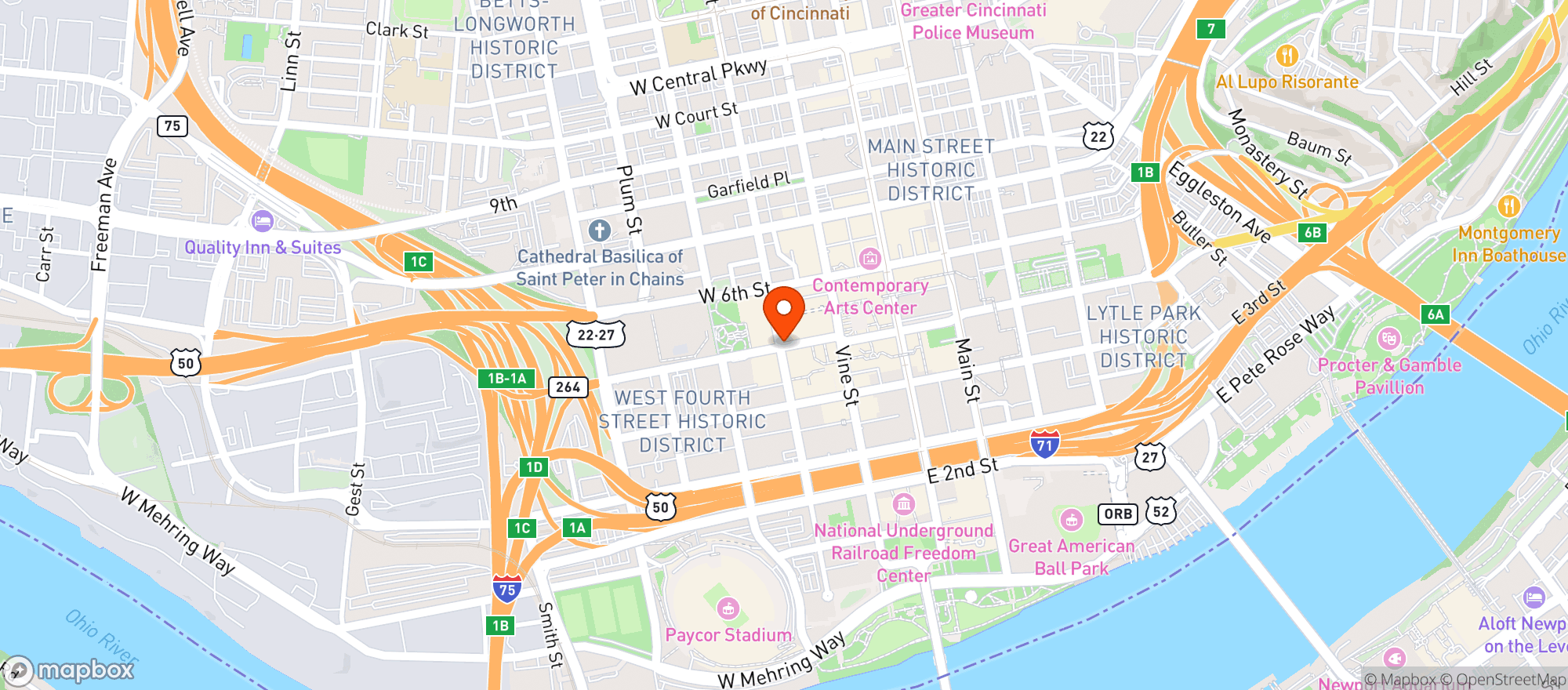 Map showing Vintage On Race