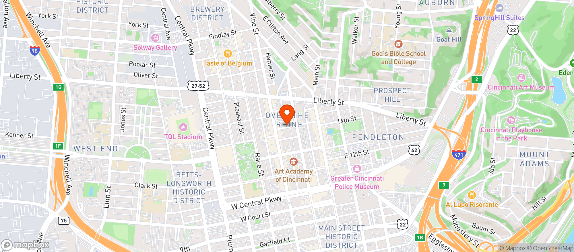 Map showing Lost & Found