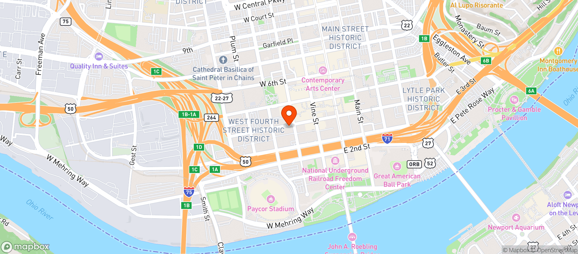 Map showing Bromwells Harth Lounge