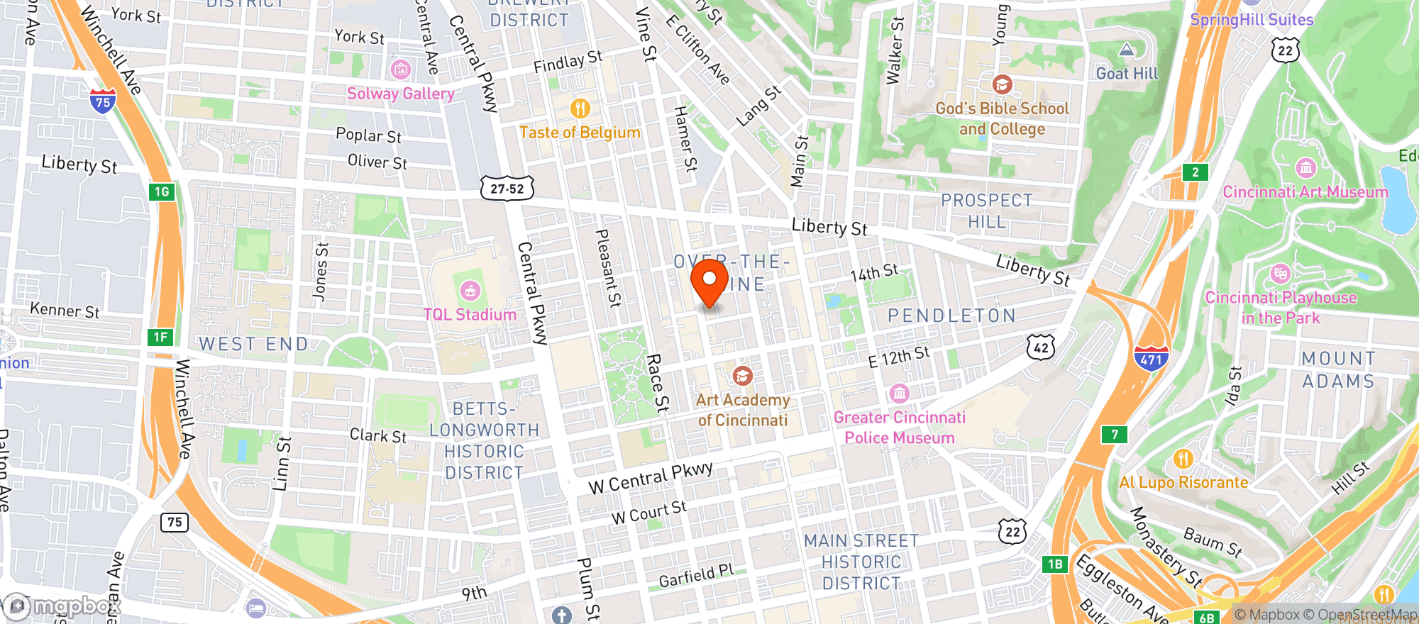 Map showing The Eagle