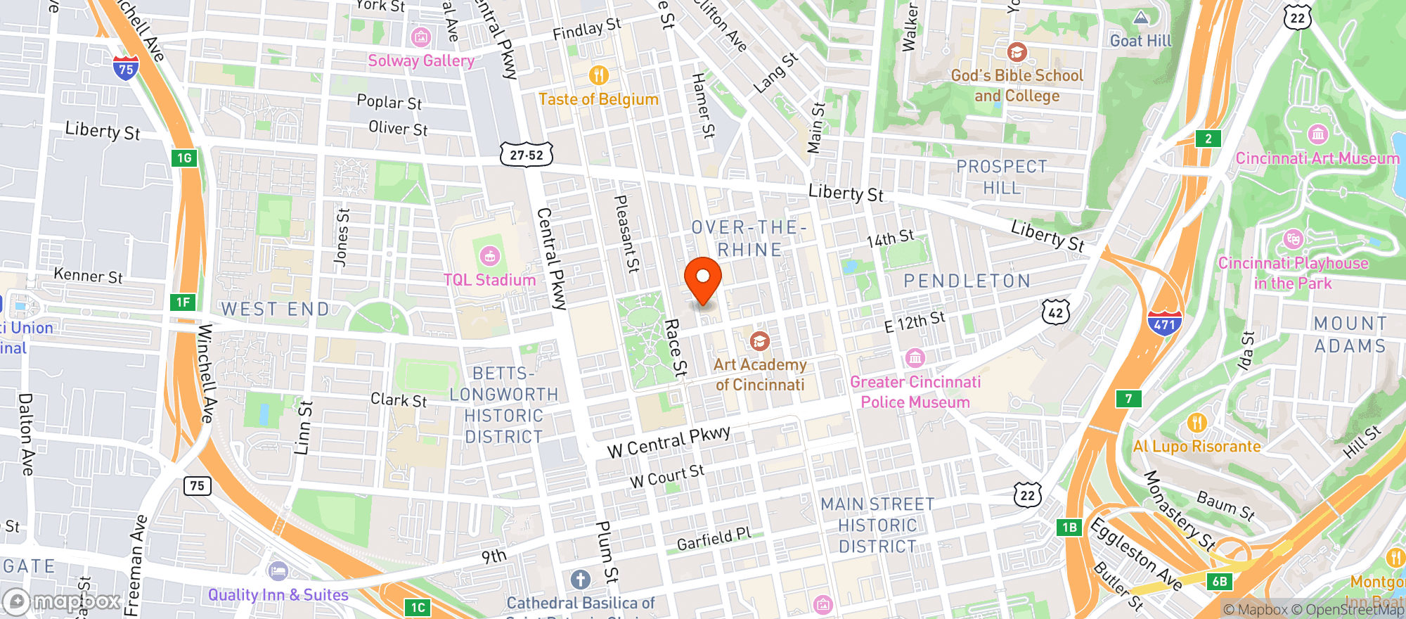 Map showing Ghost Baby