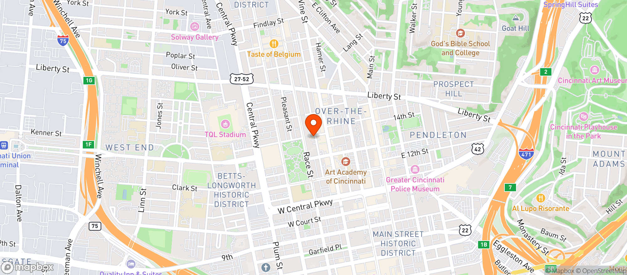 Map showing Low Spark