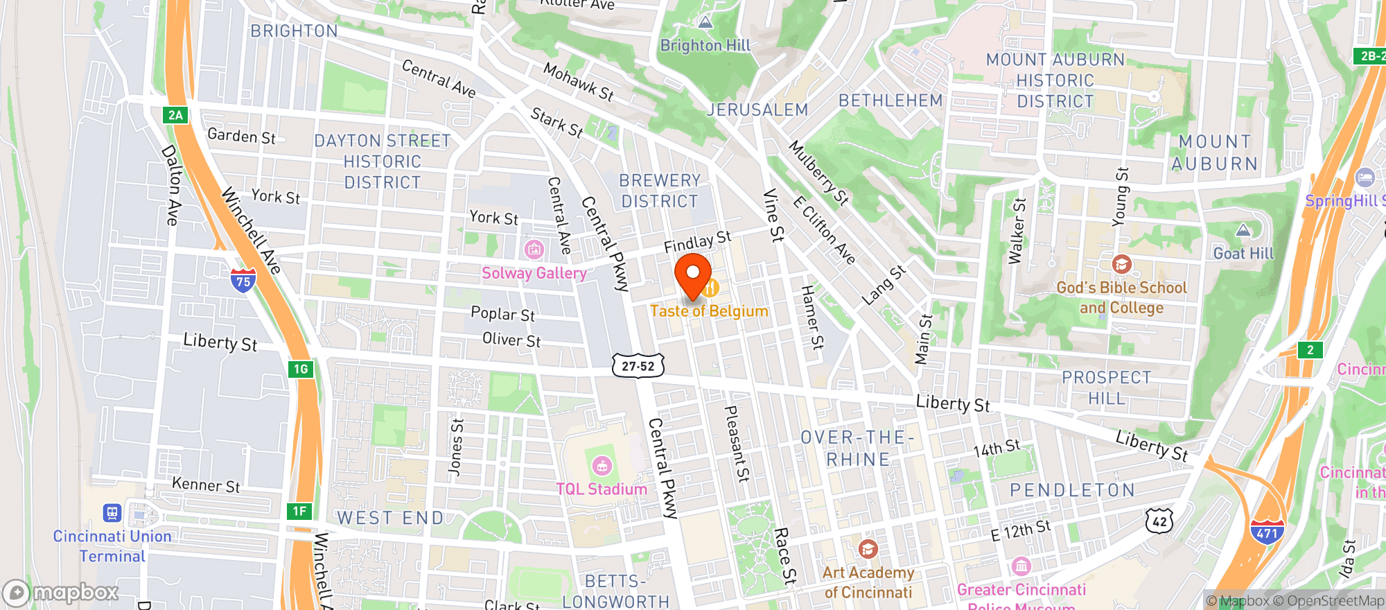 Map showing Arepa Place