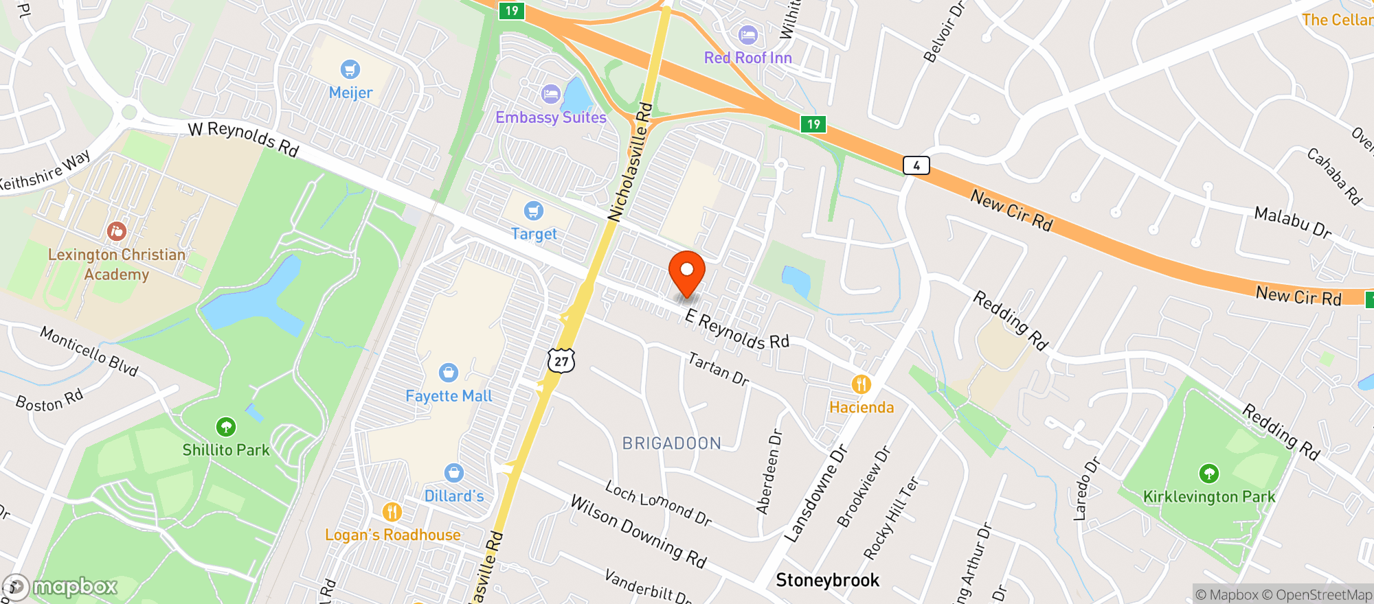 Map showing Lansdowne Liquor