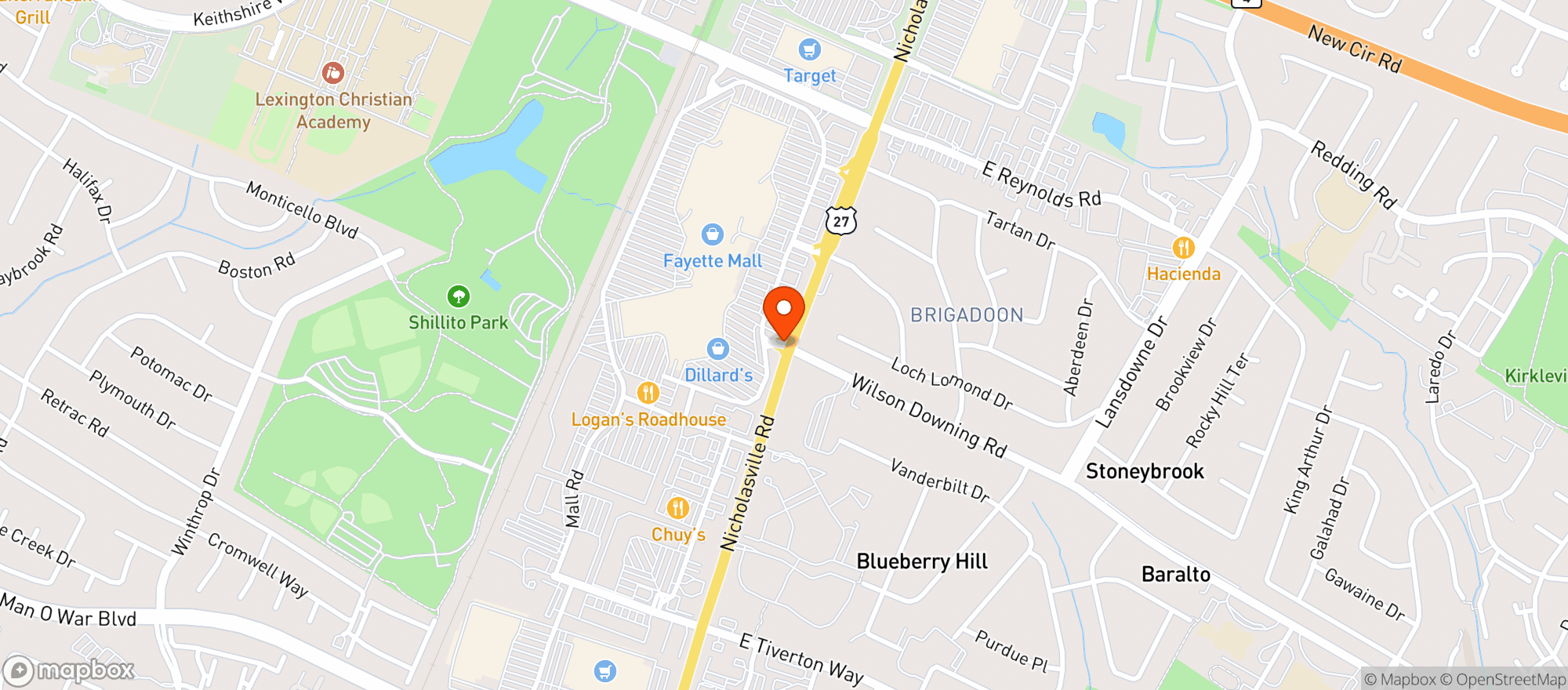 Map showing Gnc