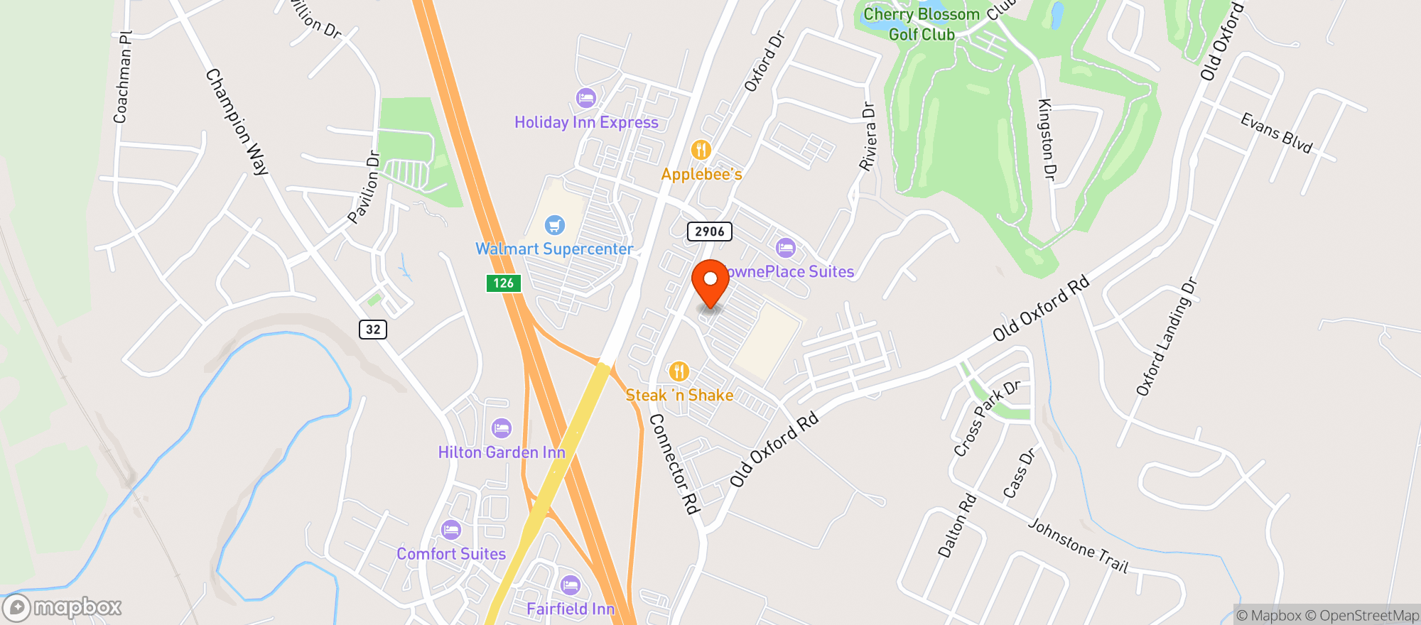 Map showing LIQUOR MART OF GEORGETOWN