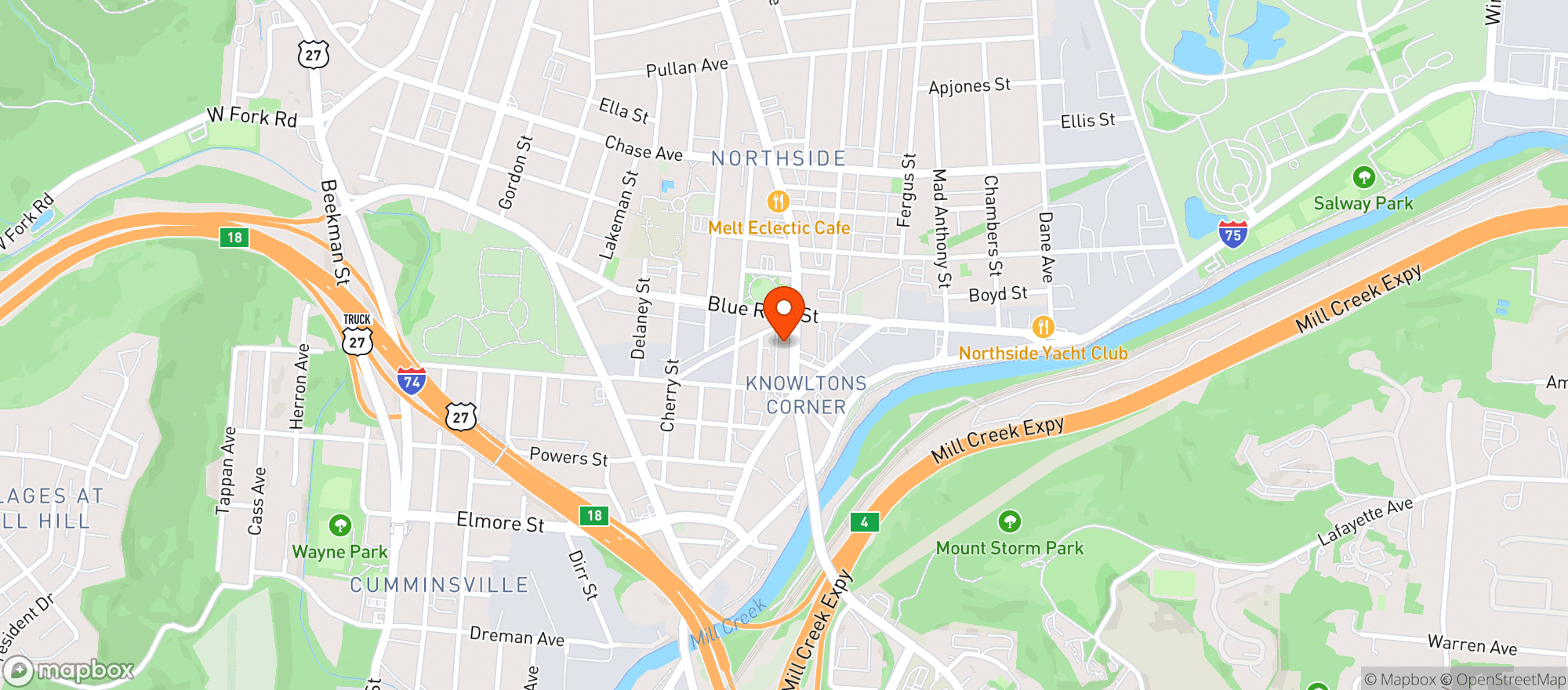 Map showing Listing Loon
