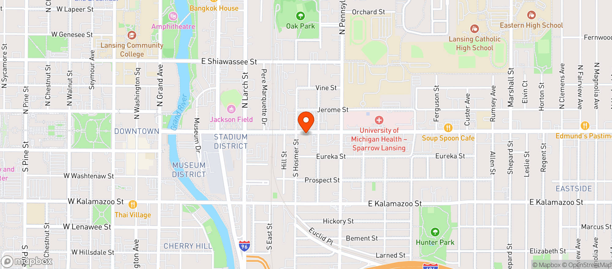 Map showing Stobers Cocktails