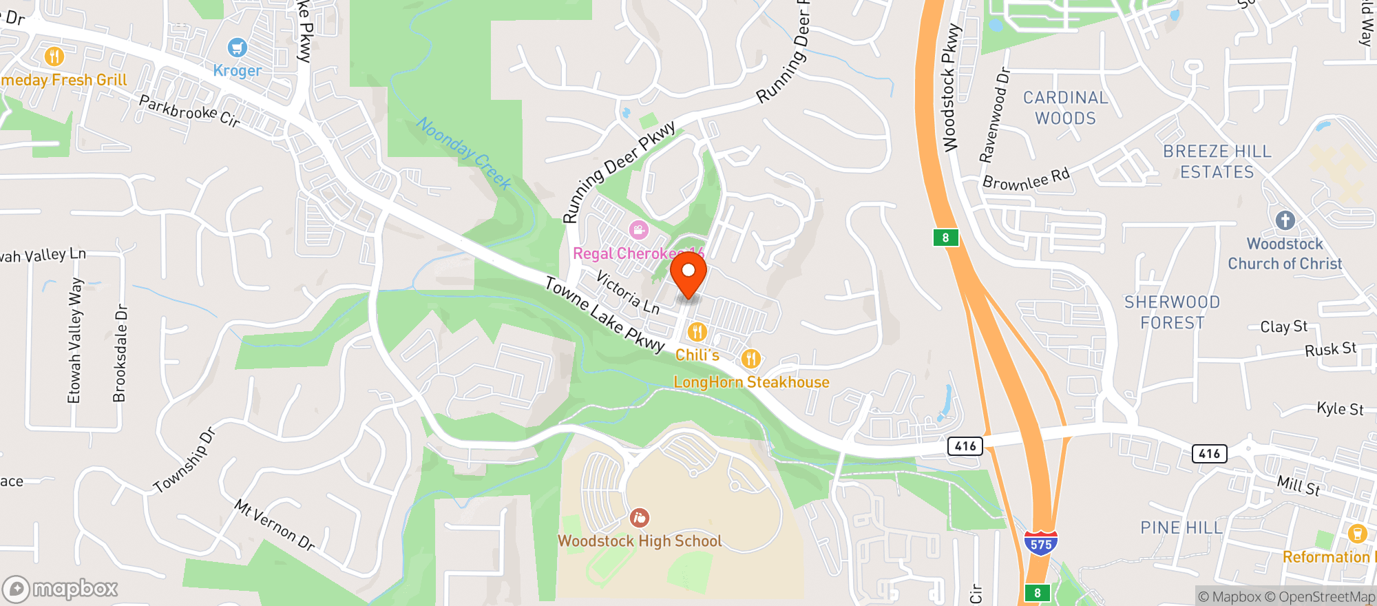 Map showing Bullocks Wine & Spirits