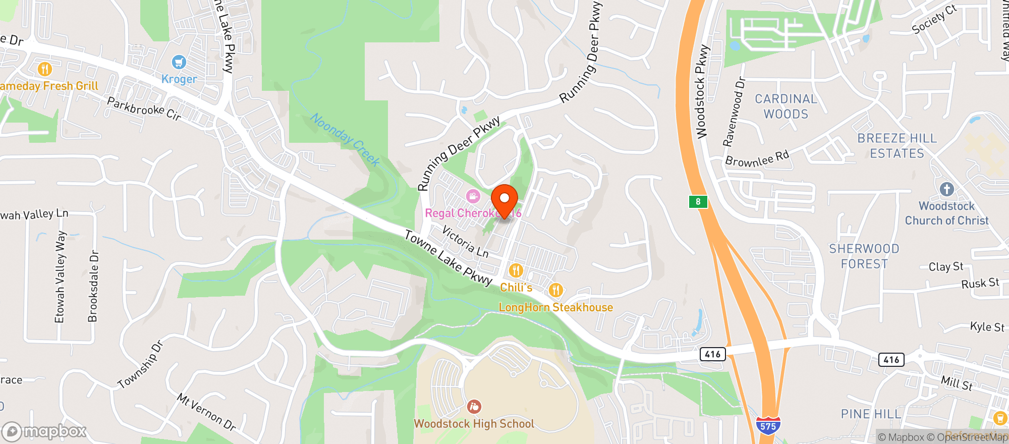 Map showing Keegans Irish Pub