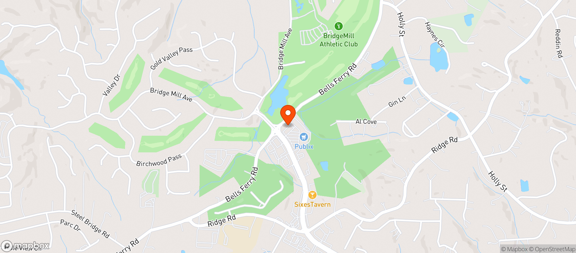 Map showing SIXES ROAD SHELL
