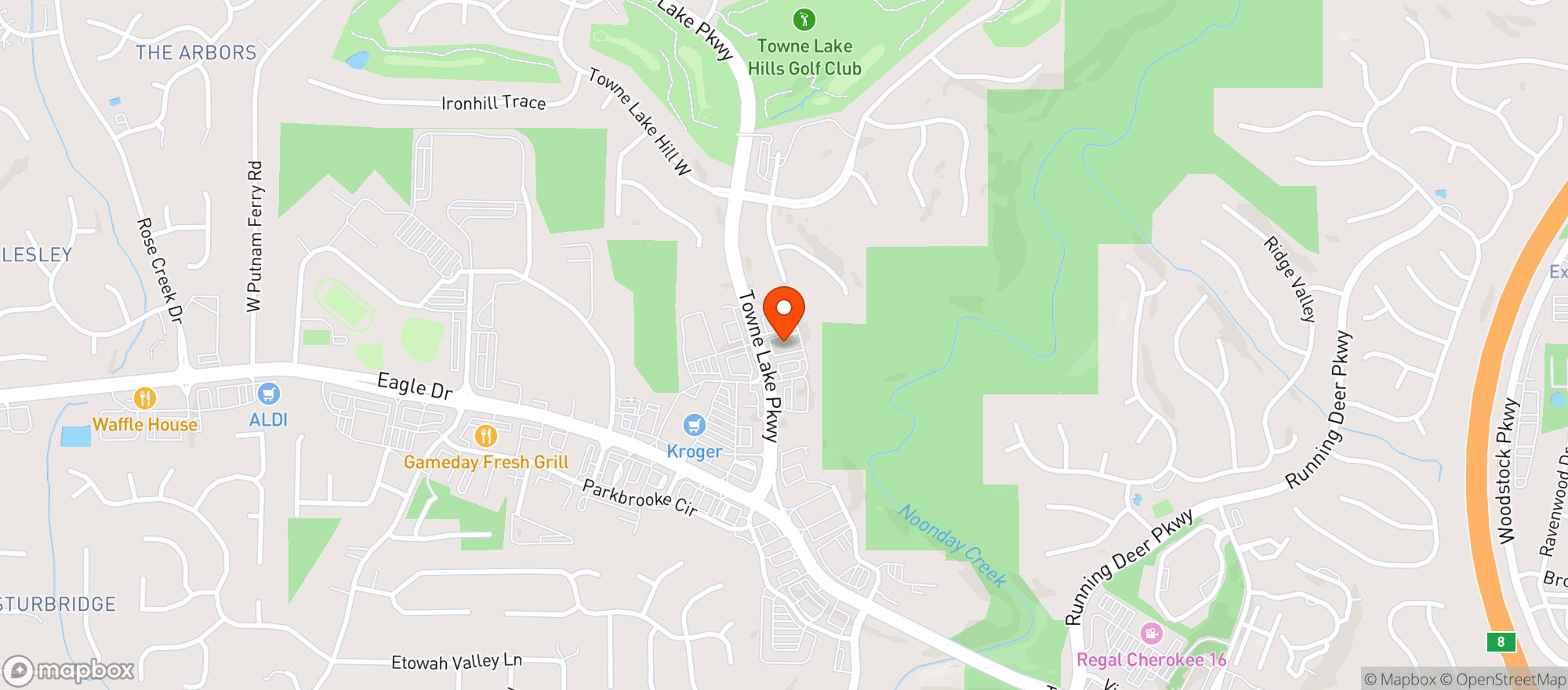 Map showing Nana Thai Eatery