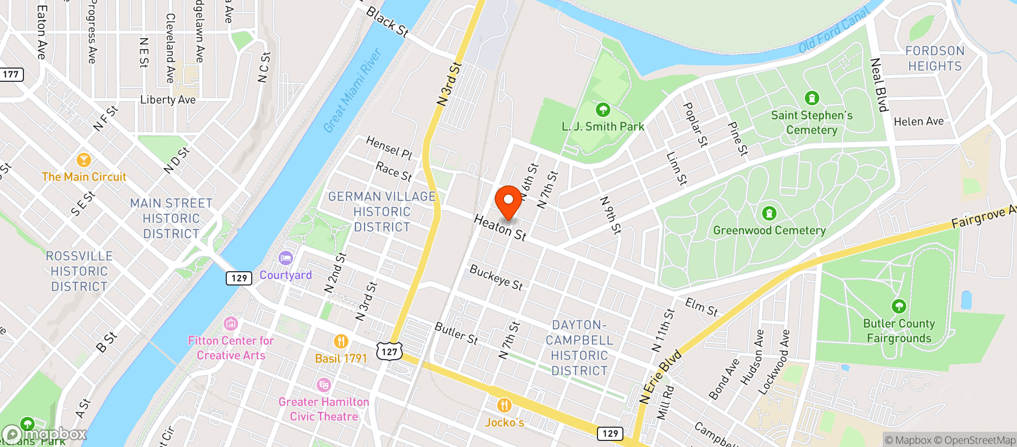 Map showing Food Town Supermarket