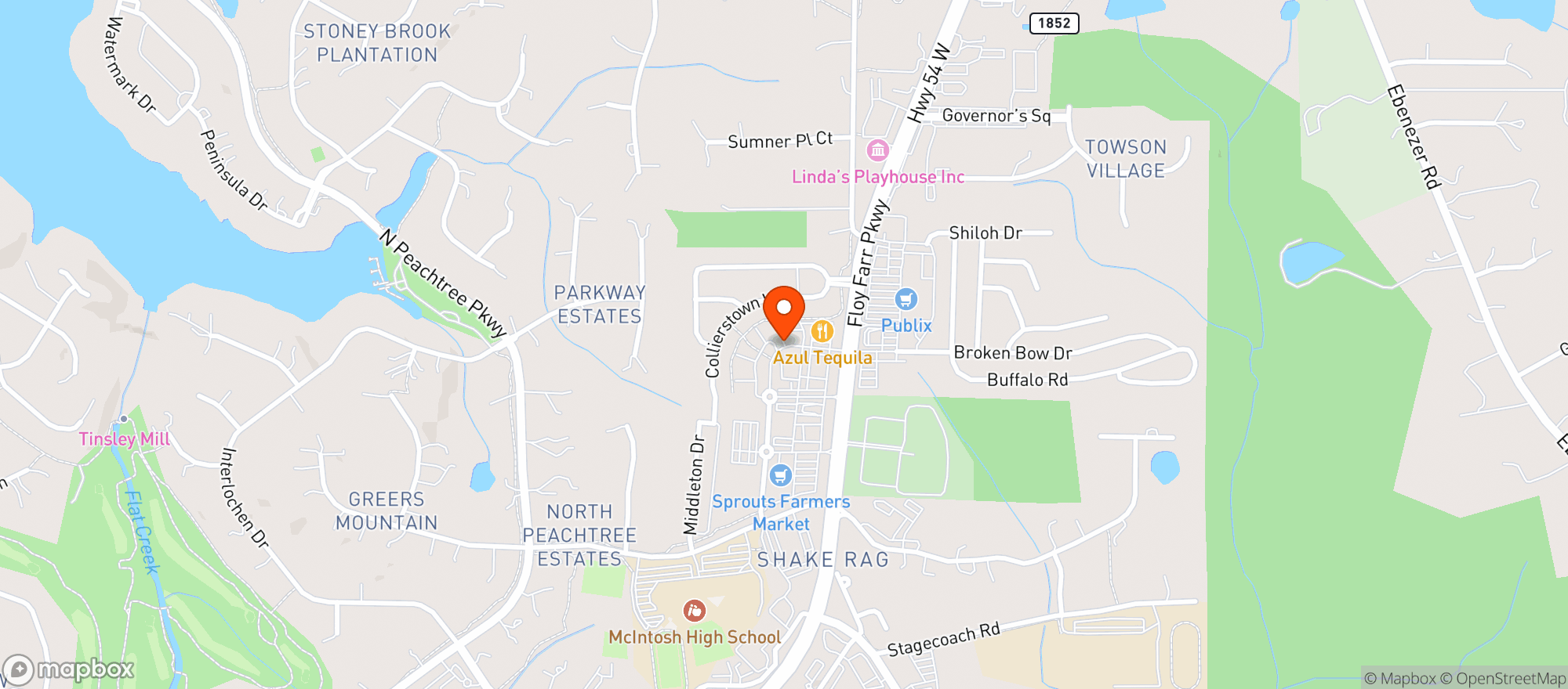 Map showing Sams Liquor Beer & Fine Wine