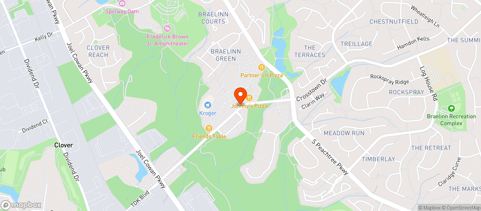 Map showing Gnc