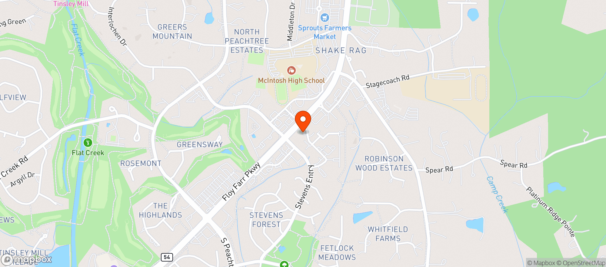 Map showing Petrol Point Station