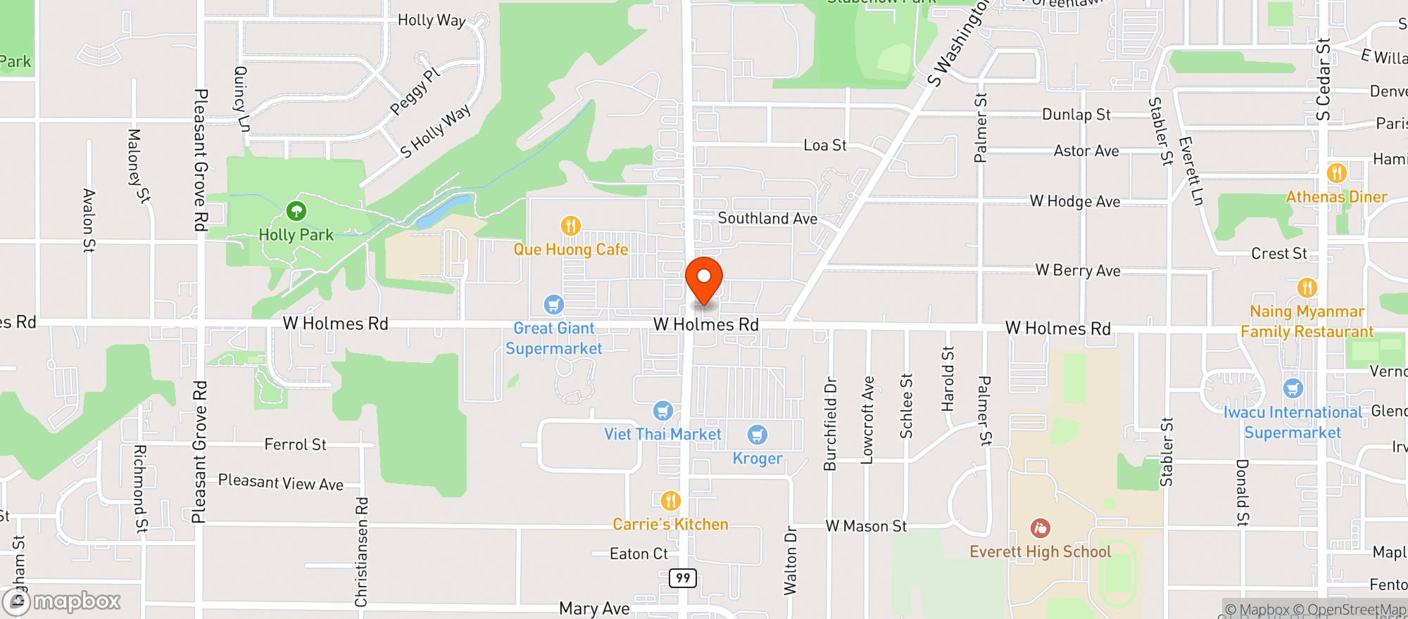 Map showing Royal Liquor