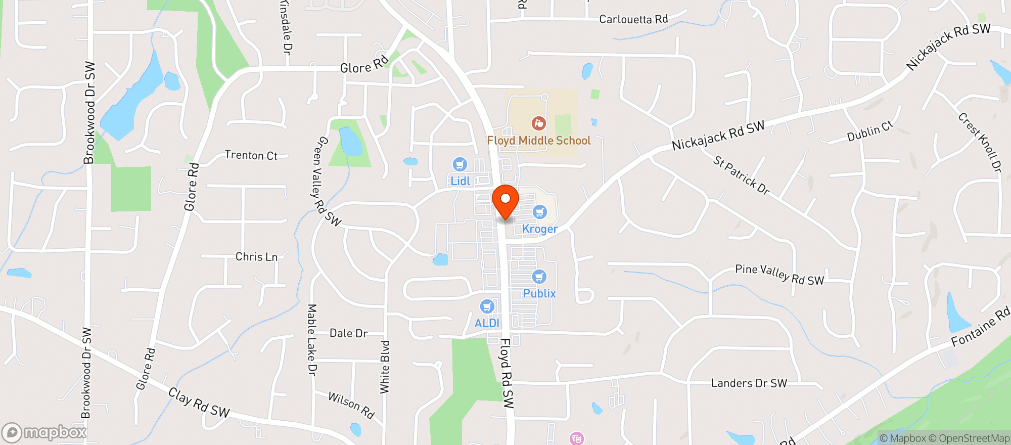 Map showing Gnc - 5965 - Mableton Crossing