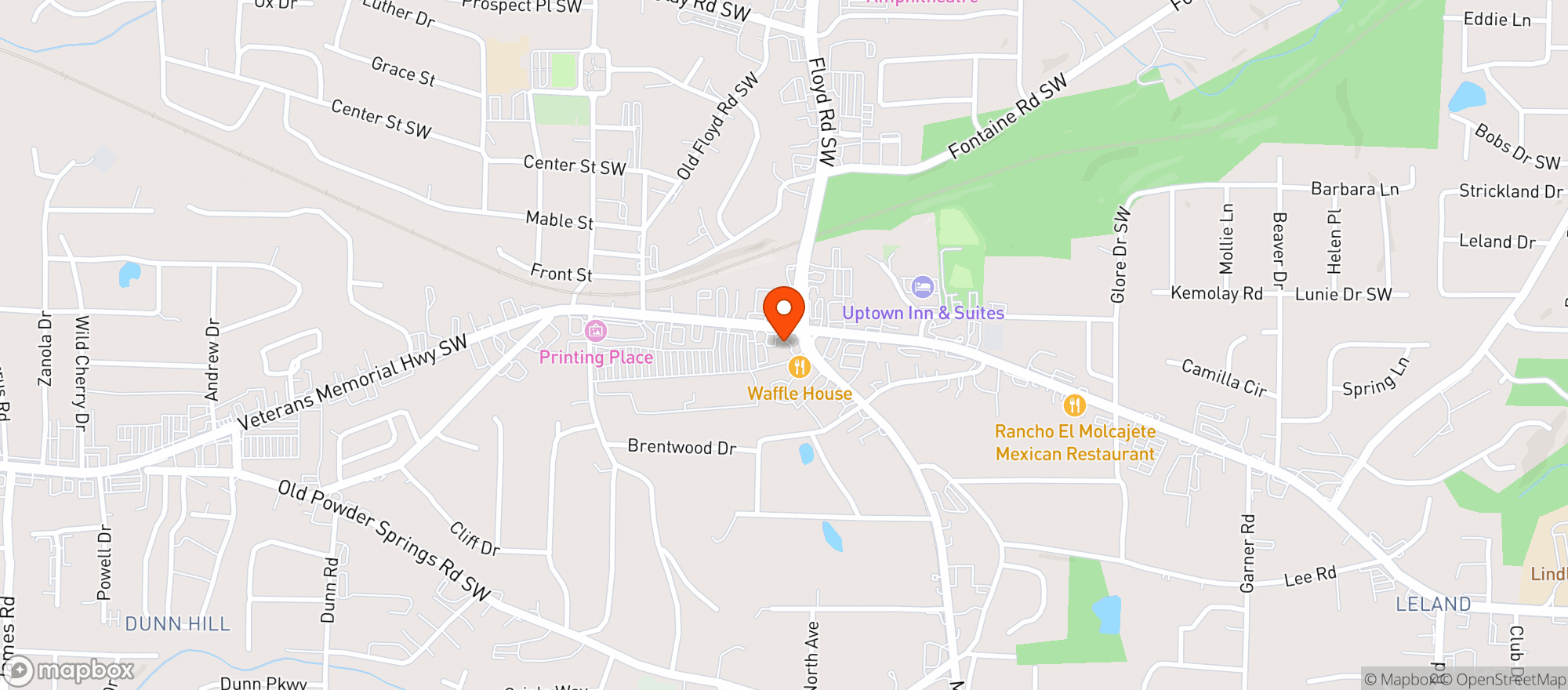 Map showing Nimbus Smoke & Vape