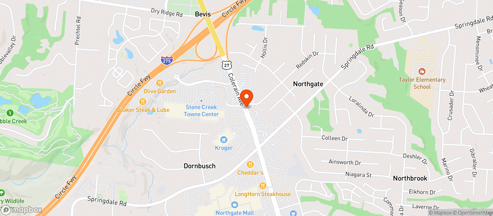 Map showing Gnc