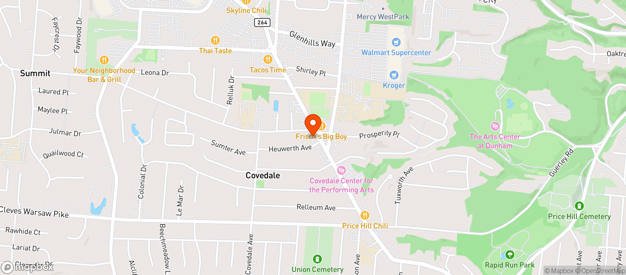 Map showing Sidney Bp