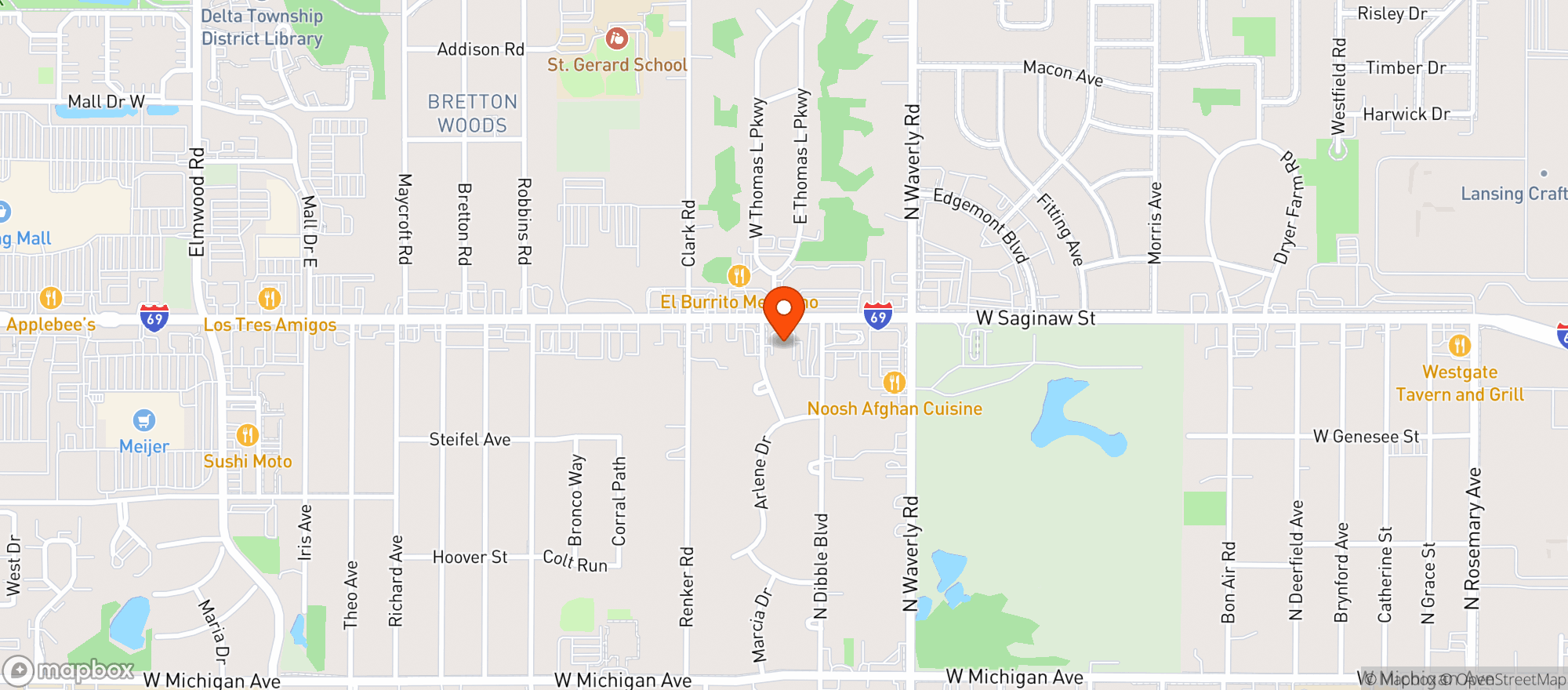 Map showing Abc Liquor