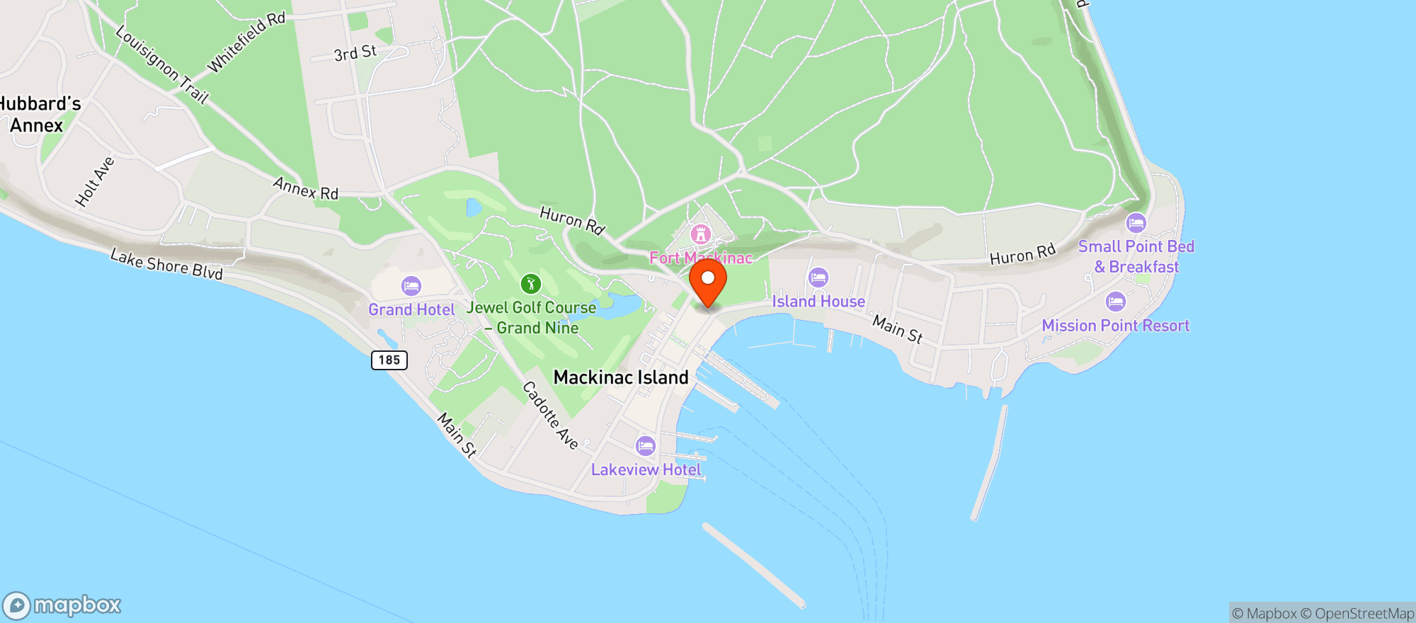 Map showing Douds Market