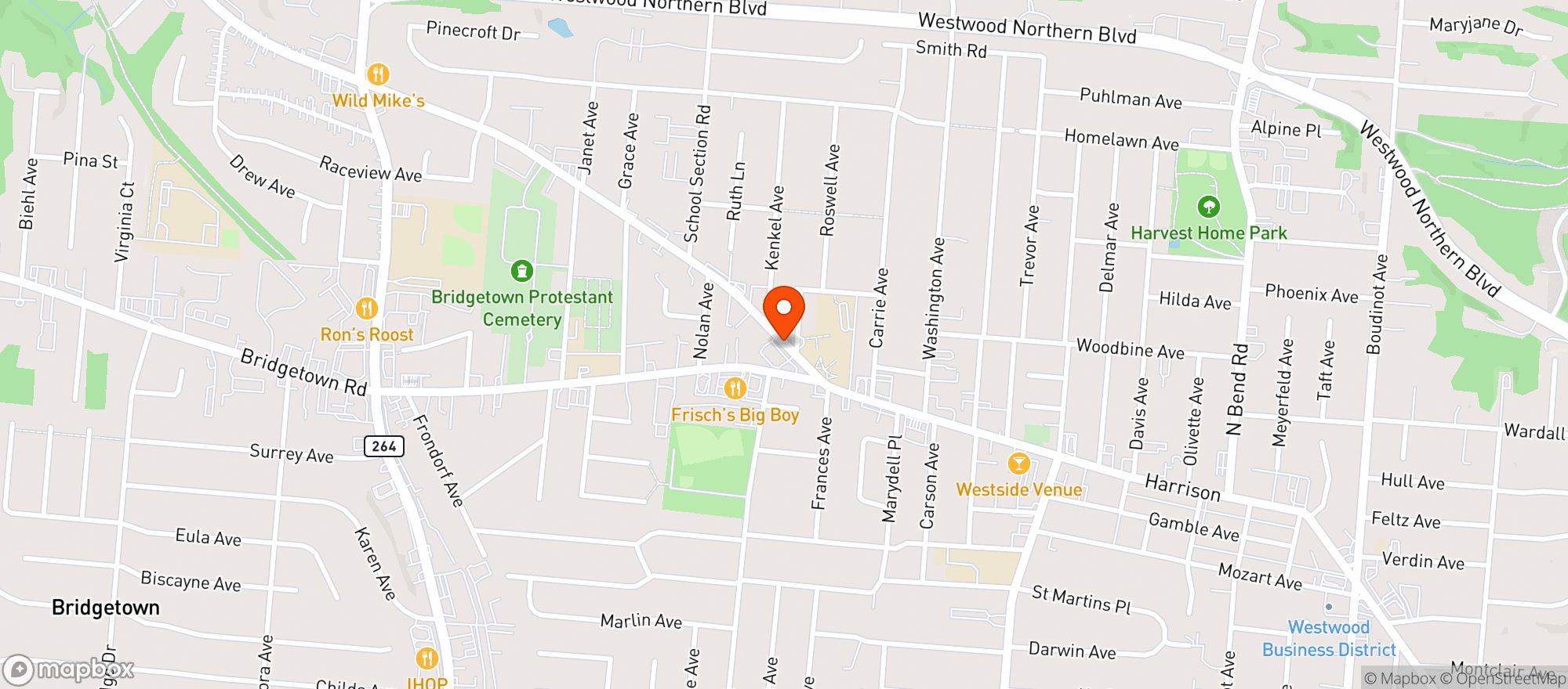 Map showing CVS PHARMACY
