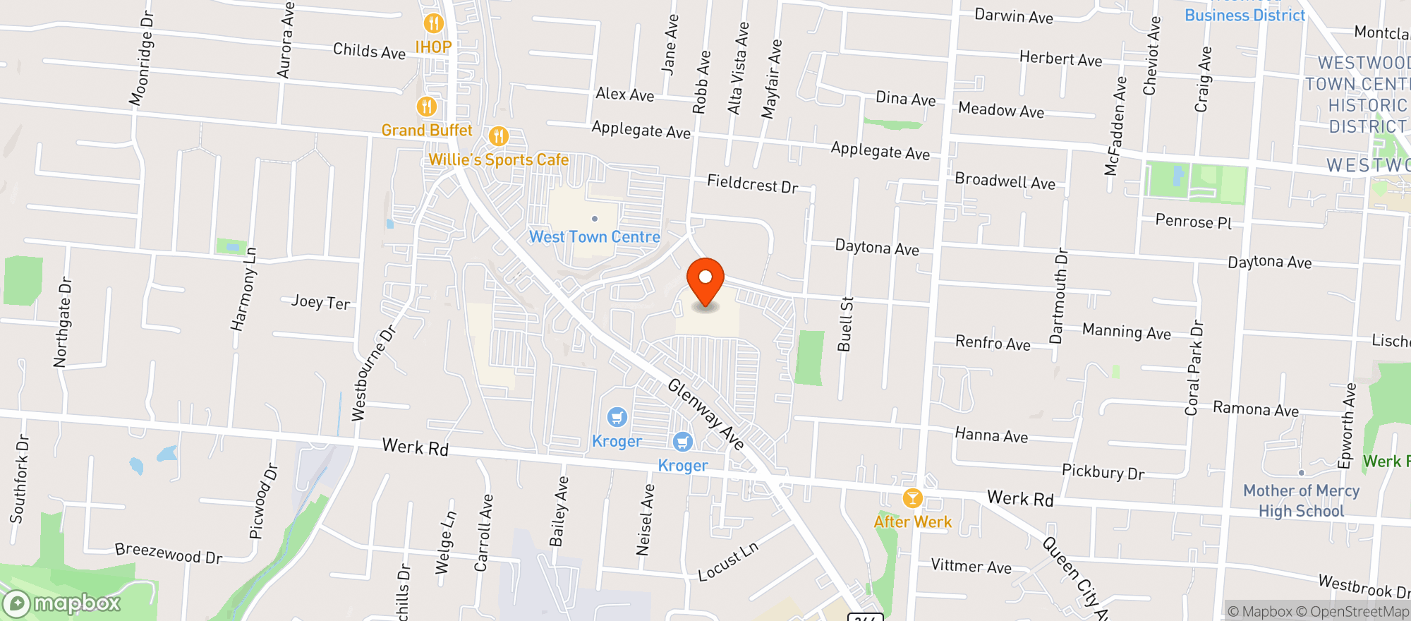 Map showing Target