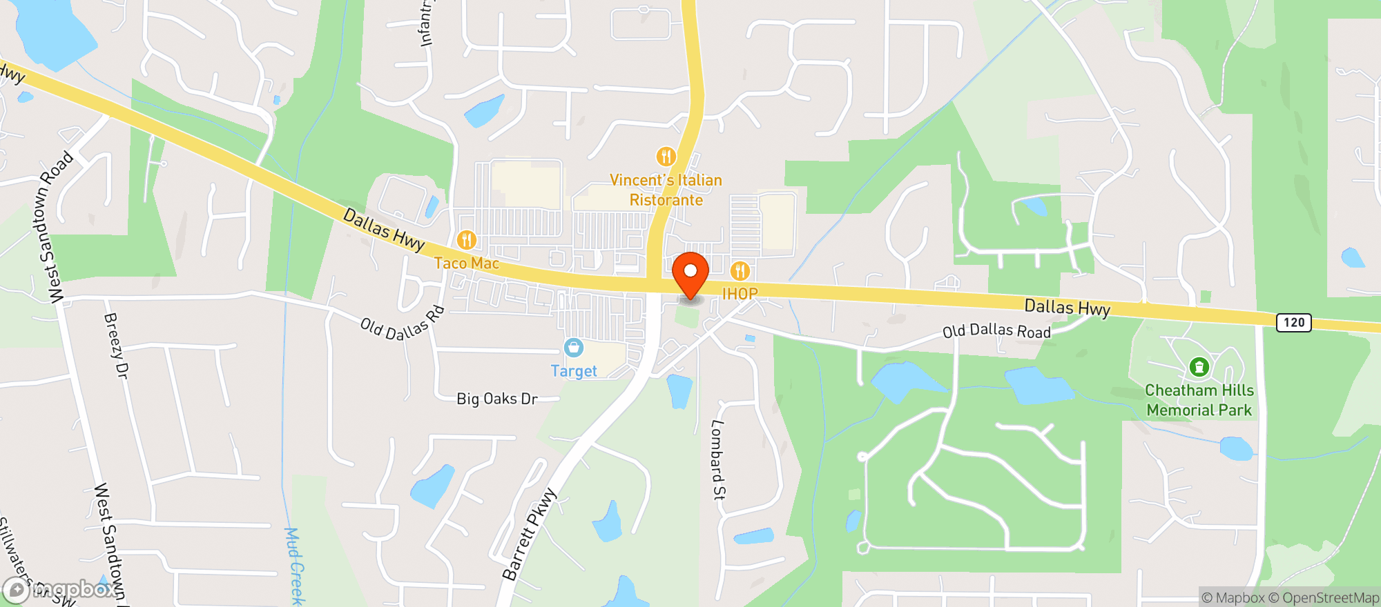 Map showing NIMBUS SMOKE & VAPE