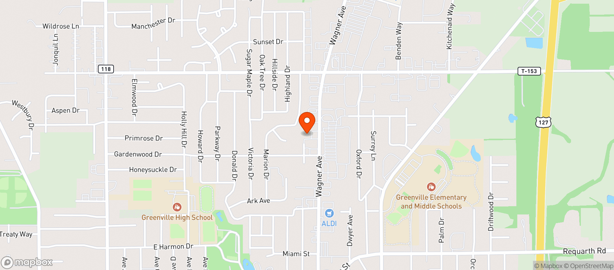 Map showing Trolly Gastropub