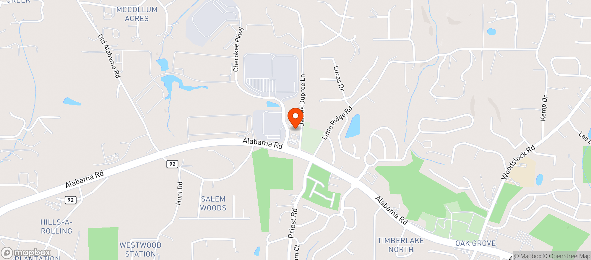 Map showing Circle K #2654409