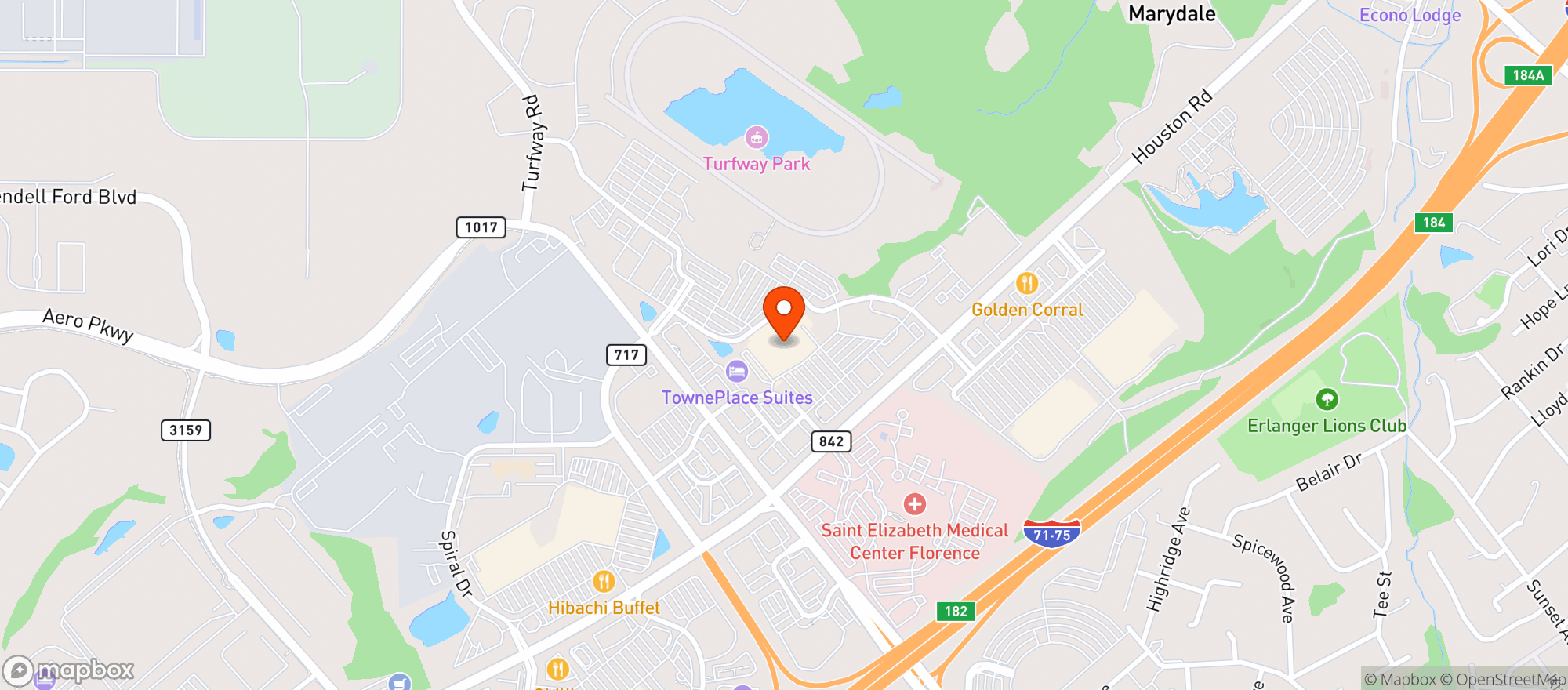 Map showing Target - Florence