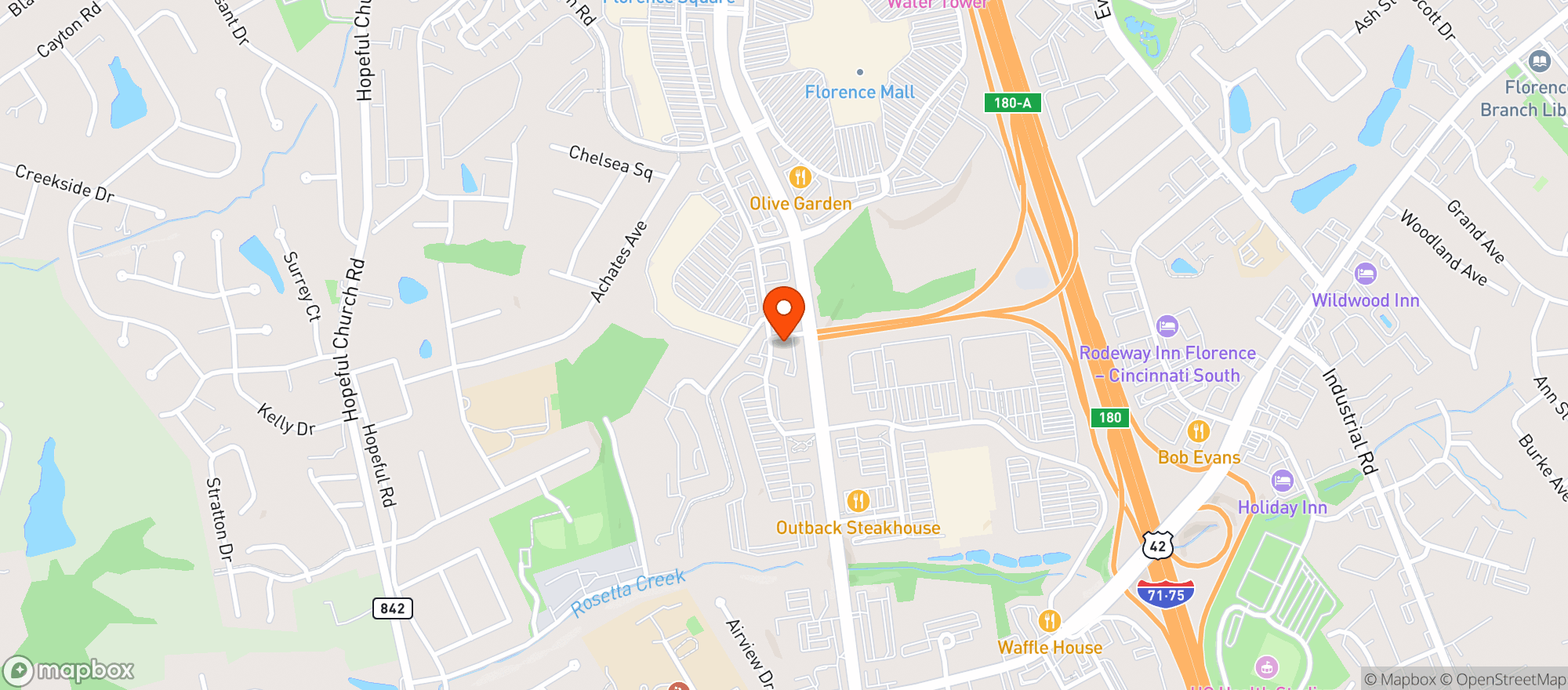 Map showing Your Cbd Store - Florence